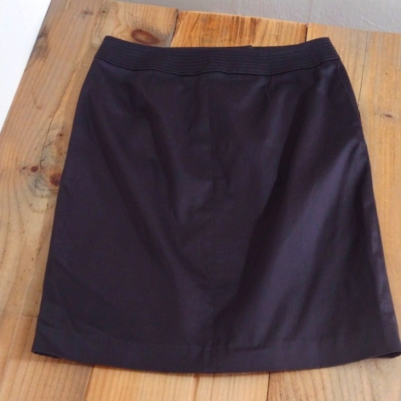 J. Crew Dark Brown Pencil Skirt w/ Pockets Like New Size 2 - Picture 6 of 12